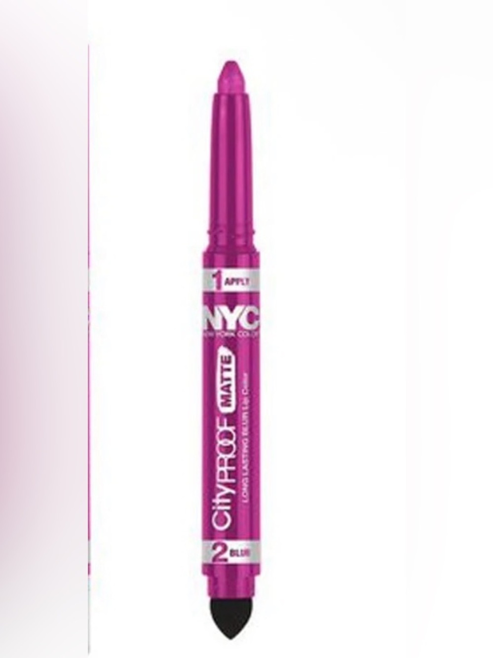 NYC RIVERSIDE RUBY Matte Lip Crayon - Vibrant Fuchsia - Picture 2 of 2